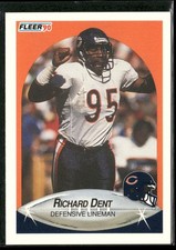 1990 Fleer Richard Dent #291 Chicago Bears