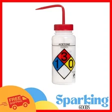 Reliable 500ml Acetone Wash Bottles, 4-Pack | Durable LDPE with Leak Protection