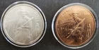 Golden State Mint Old West Sheriff 1oz .999 Silver Round + 1oz Copper Round Set