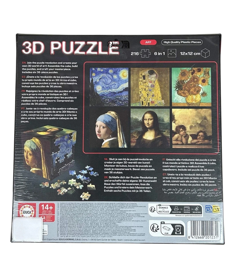 Puzzle Educa Art 3D 216 piezas 20123 Foto 2 de 2