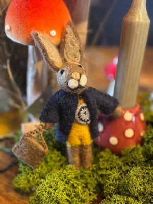 Osterdeko, Osterhase zum Aufhängen, Neuheit Filz März Hase Kaninchen Kugel 