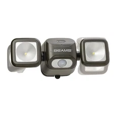 Mr Beams 120-Degree LED 2-Head Motion-Activated Flood Light 500 Lumen