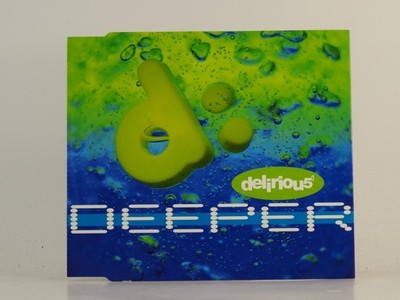 DELIRIOUS? DEEPER (H1) 4 Track CD Single including Picture Sleeve FURIOUS