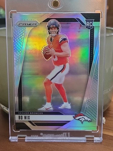 2024 Panini Prizm Rookies Bo Nix #309 Silver Prizm (RC)