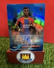 2018-19 Topps Chrome Wilfried Zaha Auto /150 BLUE Refractor Crystal Palace SP