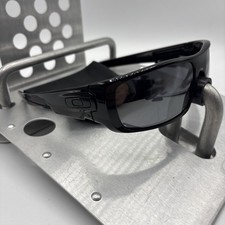 Oakley Crankshaft Polished Black Custom Frame Black Iridium Lenses Fast S/H