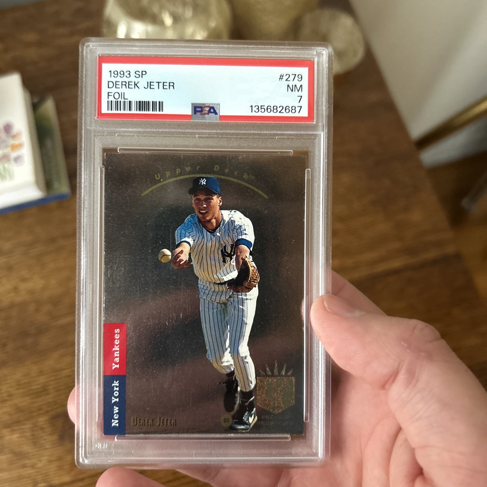 1993 Upper Deck SP Foil Derek Jeter #279 PSA 7 Rookie