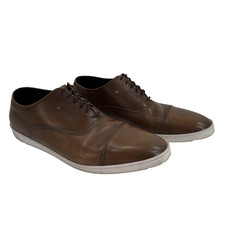 Allen Edmonds Park Avenue Cap Toe Oxford Sneaker Brown Leather 5206 Men s 12 D