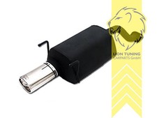 Ulter Sportauspuff für Honda CRX Del Sol 1.6i 92KW 1x120x80mm