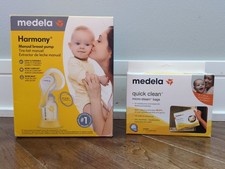 Medela Harmony Manual Breast Pump With Quick Clean Micro-Steam Bags ct. 2