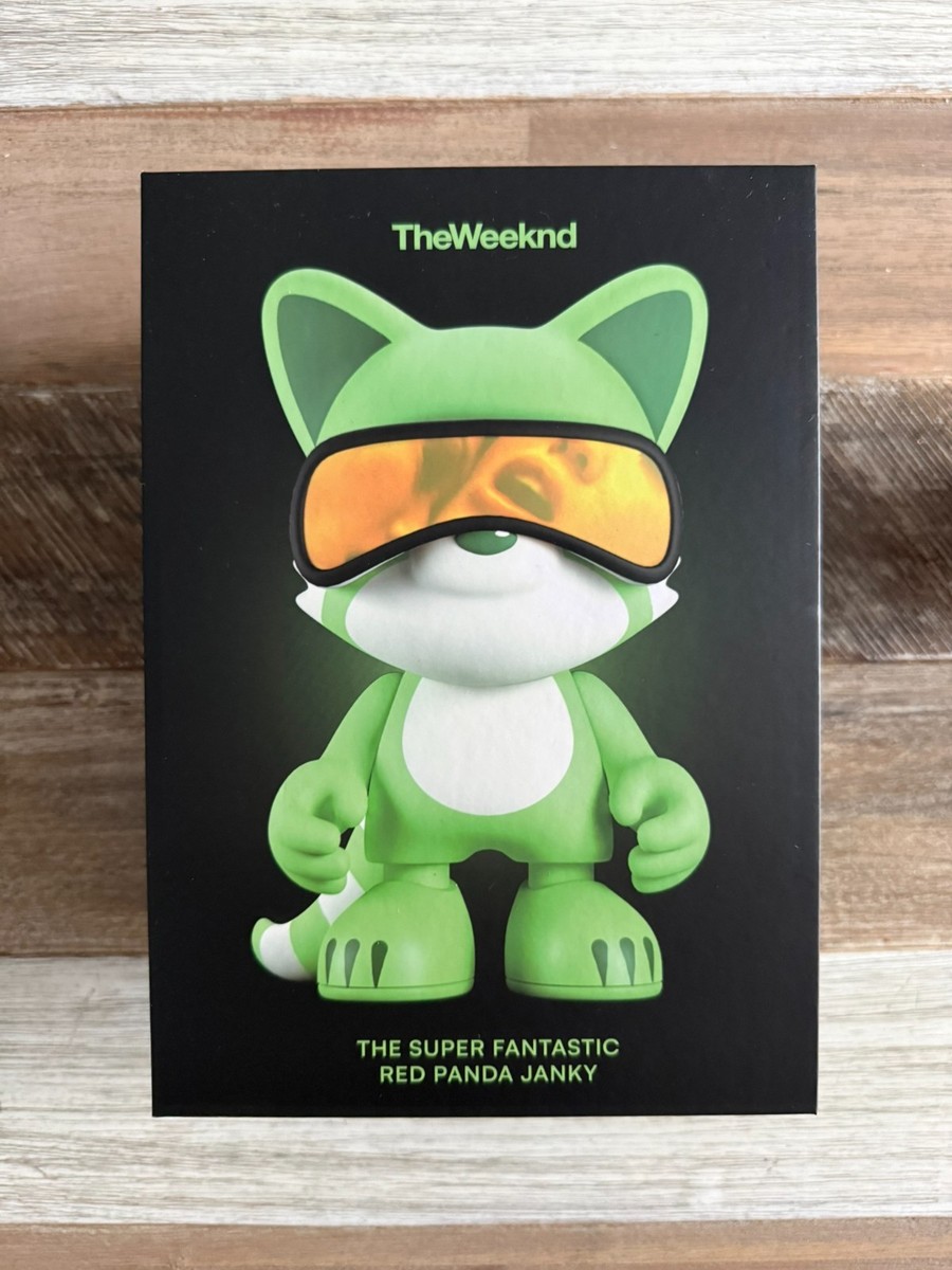 Figurine De Collection The Weeknd X SUPERPLASTIC Kiss Land - Red Panda Janky Black