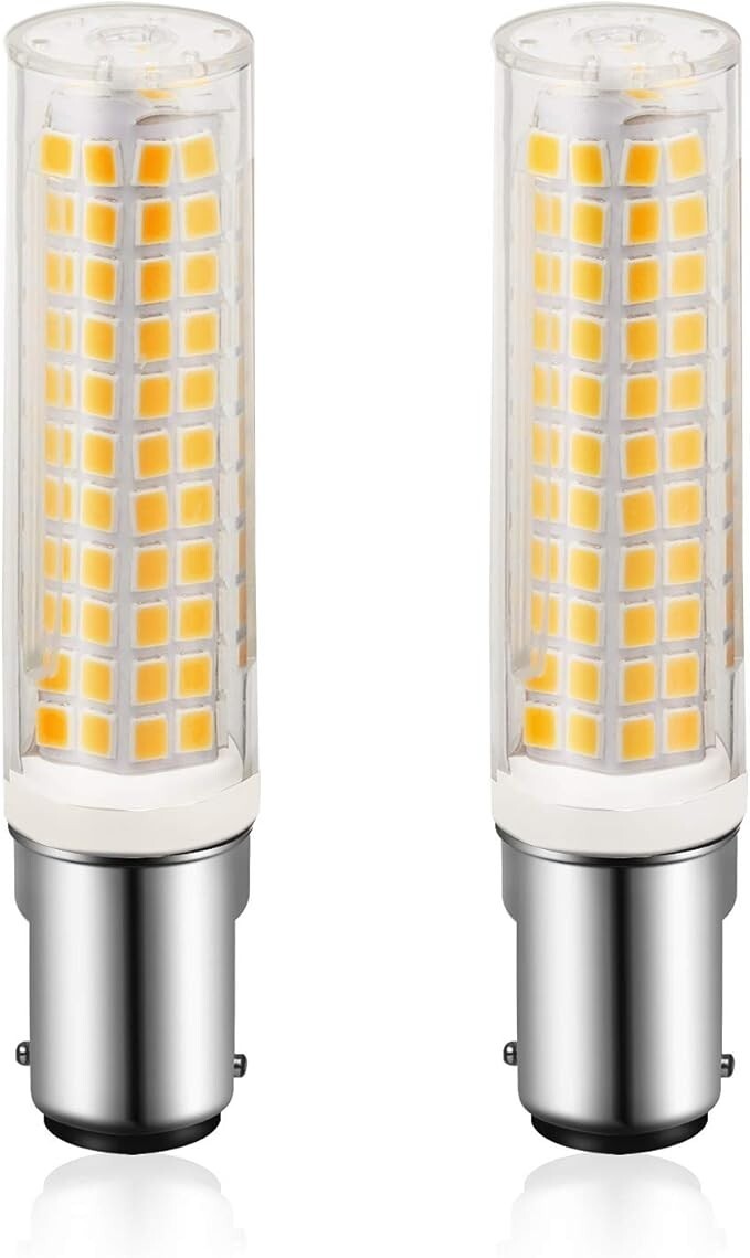 CPROSP Set di 2 Lampadine a Luci Ba15d LED 100W Equivalenti Bianco C