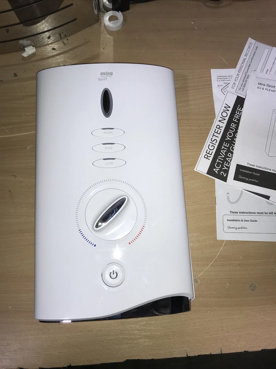MIRA SPORT MAX WITH AIRBOOST WHITE 9KW MANUAL ELECTRIC SHOWER (9694F)MN72 |  eBay