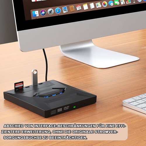USB3.0 Externes Laufwerk DVD CD BD UHD Brenner Player für Laptop PC - Bild 14 von 22