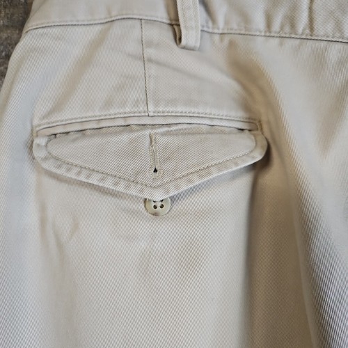 Vintage POLO Ralph Lauren Men’s Clothes SZ 36X34 Hammond Khaki Chino Pants - Picture 12 of 17