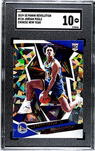 2019-20 Panini Revolution #26 Jordan Poole Rookie CHINESE YEAR NEW SGC 10 GEM RC
