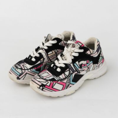 Chanel Multicolor Low Top Sneakers 37