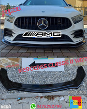 ????KLINGE GEEIGNET F&Uuml;R MERCEDES A-KLASSE W177 SPLITTER UNTER FRONTSTO&szlig;STANGE SCHW