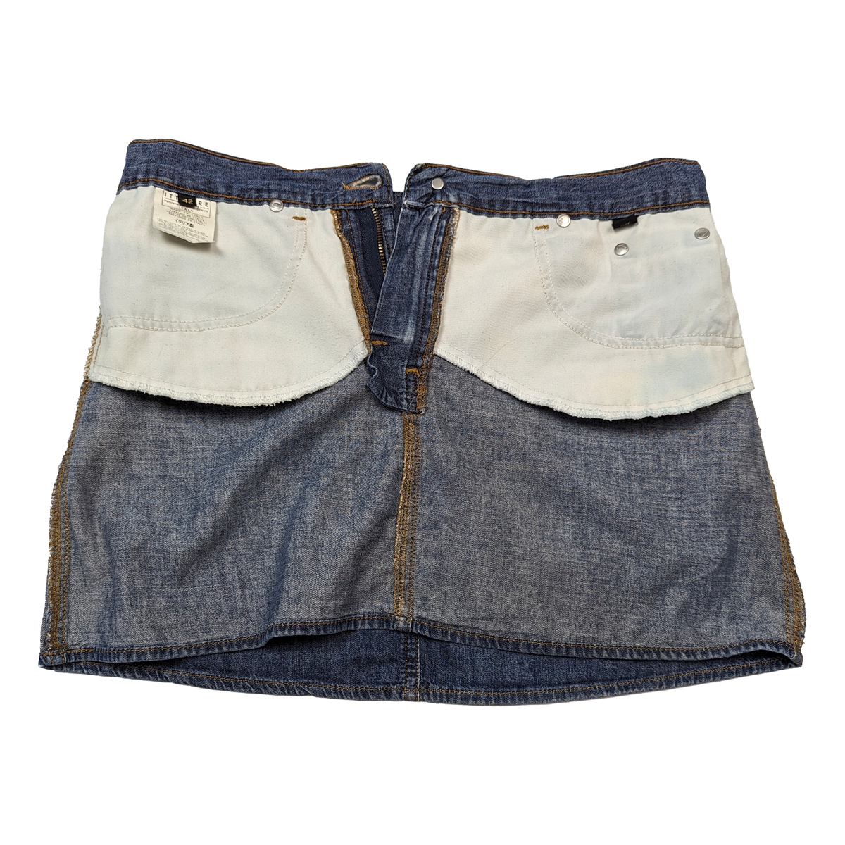 スカート 00s y2k archive just cavalli denim skirt Just Cavalli Vintage Y2K 2000s Distressed Denim Jeans Mini Short