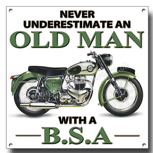 BSA Motorräder Händler Metall Schild Offiziell Lizenziert B.S.A Produkt /& ™ BSA