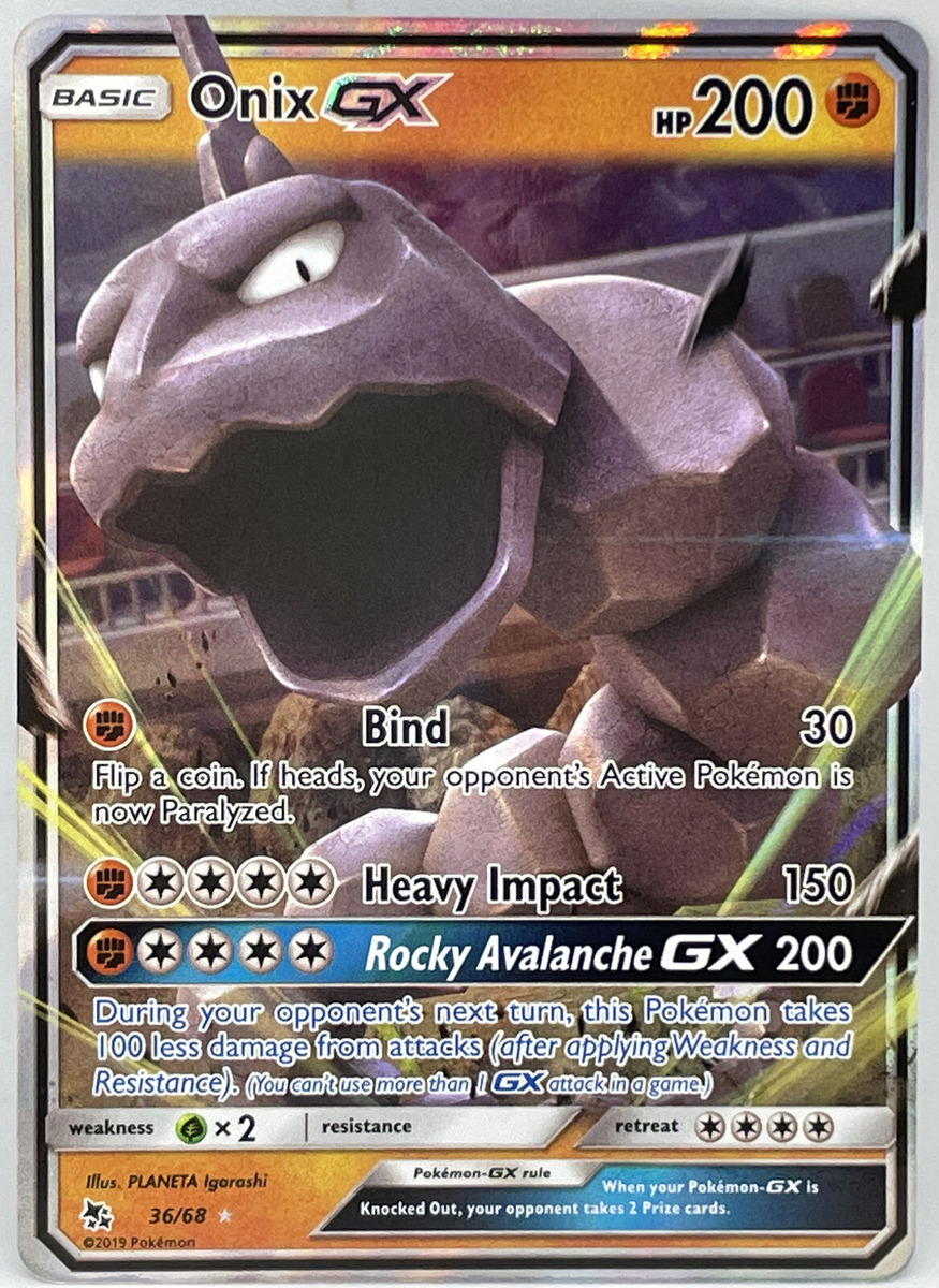 Onix GX (36/68) [Sun & Moon: Hidden Fates]