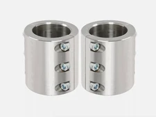 Steel Weldable Tube Clamps Bolt on 1.875" 1-7/8" Roll Cage Mounts (2)