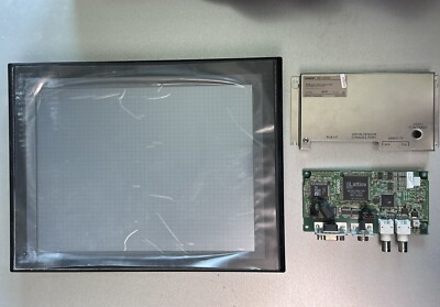Omron Interactive Display NS12-TS00B-V2 & NS-CA002 NS12TS00BV2 24V DC 25w 12''