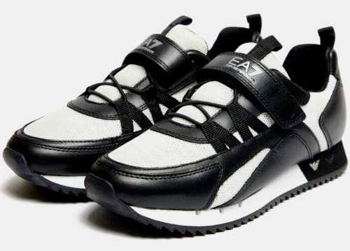 Armani strap deals trainers