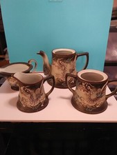 Lot Of Four Vintage Dragon Tea Set