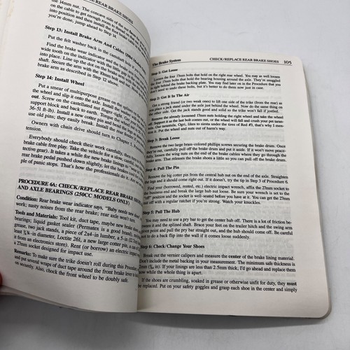 1986 How to Keep Your Honda ATC Big Red Alive Manual Richard Sealey David Old - Picture 8 of 10
