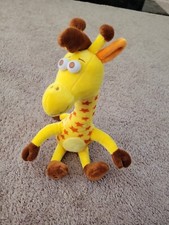 Toys R Us plush Geoffrey giraffe 17" stuffed animal yellow orange stars 2017 toy