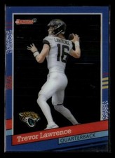 2021 Clearly Donruss #91-16 Trevor Lawrence Clearly Retro 1991