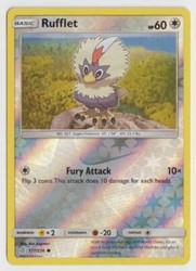 Rufflet 177/236 Cosmic Eclipse Reverse Holo Common