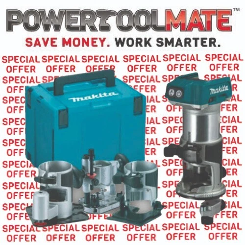 Makita DRT50ZJX3 Makita 18v Cordless Brushless Router Trimmer