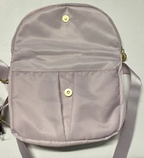 Rachel Roy Small Backpack, Fold over Flap, Flamingo