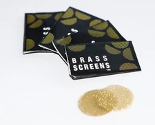 20 Brass Tobacco Smoking Pipe Screens 3/4" Size 4 Packs 20 Count