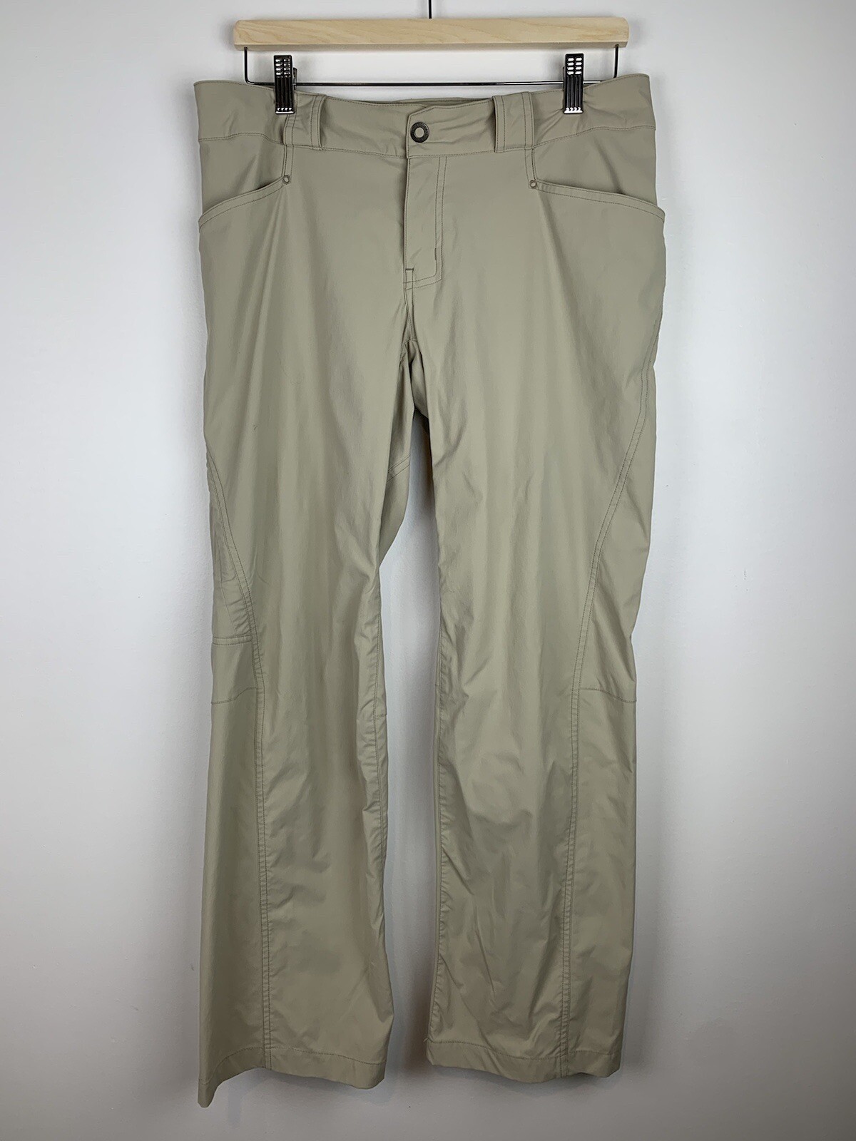 Arcteryx Womens Beige Hiking Pants Size 8 Activewear with Pockets