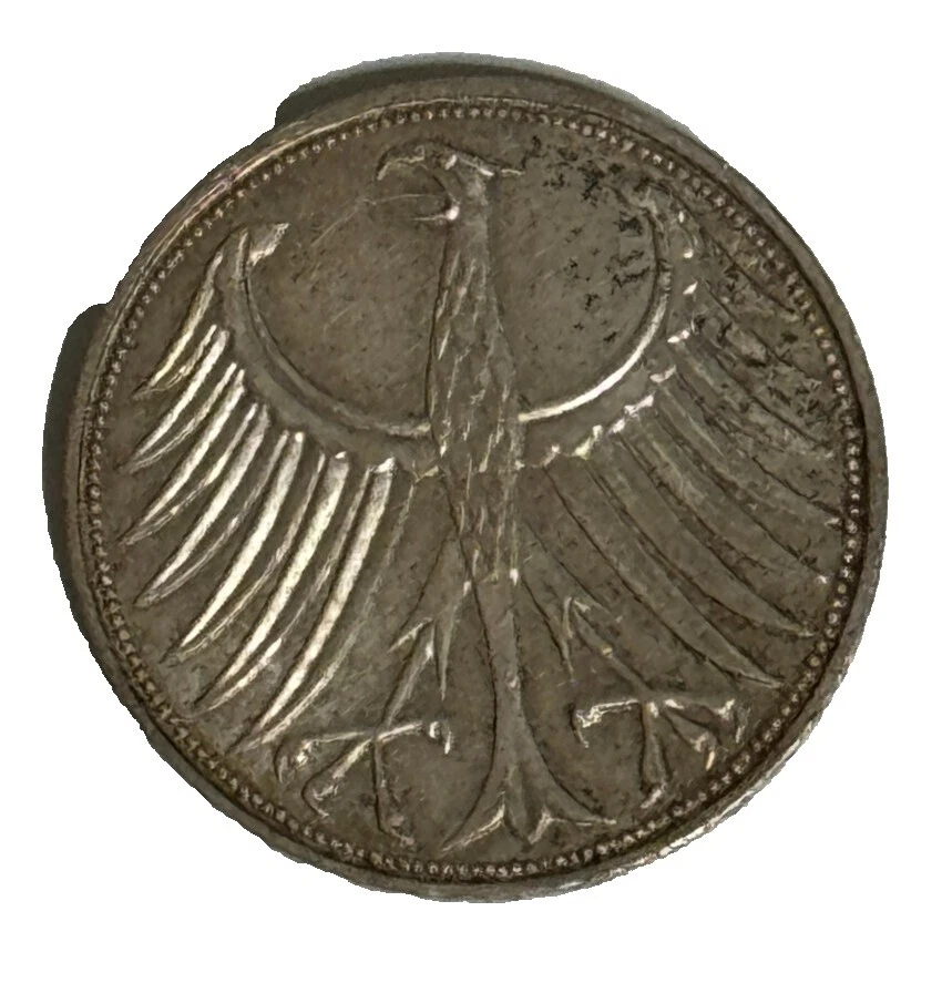 Plata 1966 monedas de Alemania