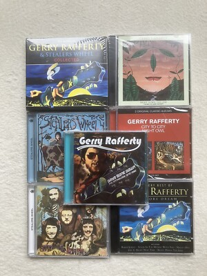 GERRY RAFFERTY - ALL SEALED 10 CD SET - please see description.