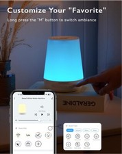 Momcozy Baby Sound Machine: 34 Soothing Sounds, Night Light, App Control