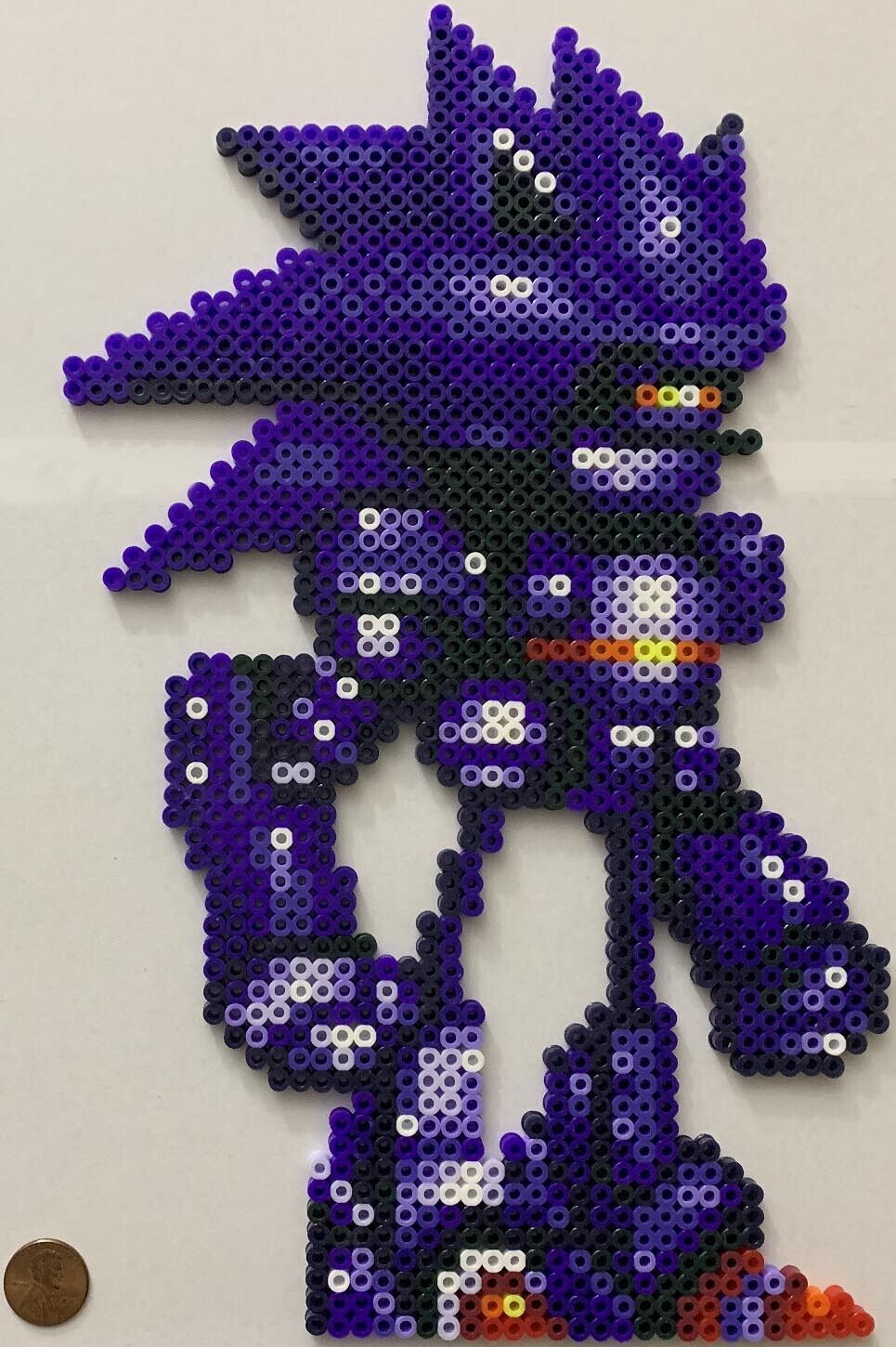 Mecha Sonic Bead Sprite Perler Artkal Art Hedgehog Metal Sega Robot Robo  Retro