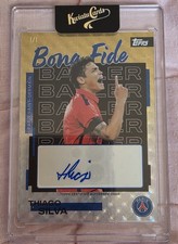THIAGO SILVA 1/1 AUTO 🔥Topps Bonafide TRUE ONE OF ONE Brazil Chelsea PSG LEGEND