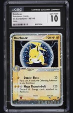 💛 Raichu ex #98 Sandstorm Holo GRADE 10! SAME DAY SHIP SHOOT OFFER!💨 on eBay