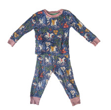 Mini Boden 2Y 2T 92 cm Unicorn Pajamas 2 Piece