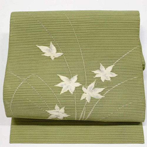 6963# Japanese Vintage Nagoya Obi Belt Kimono Fabric Silk Traditional Summer