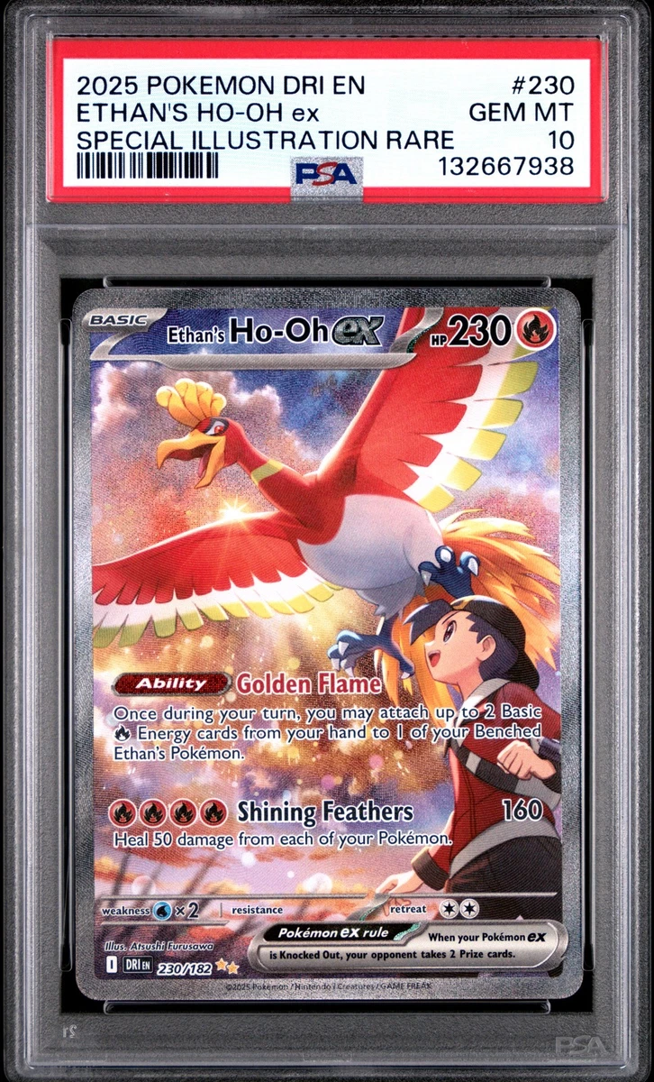 Ho-Oh Pokémon TCG Professional Sports Authenticator (PSA) Grade 10