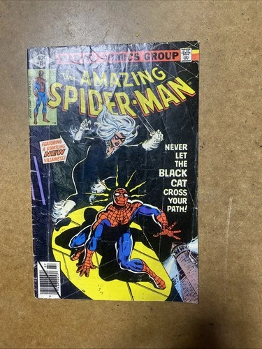 The Amazing Spider-Man #194 1979 Marvel Comics 1st App Black Cat VG Copy