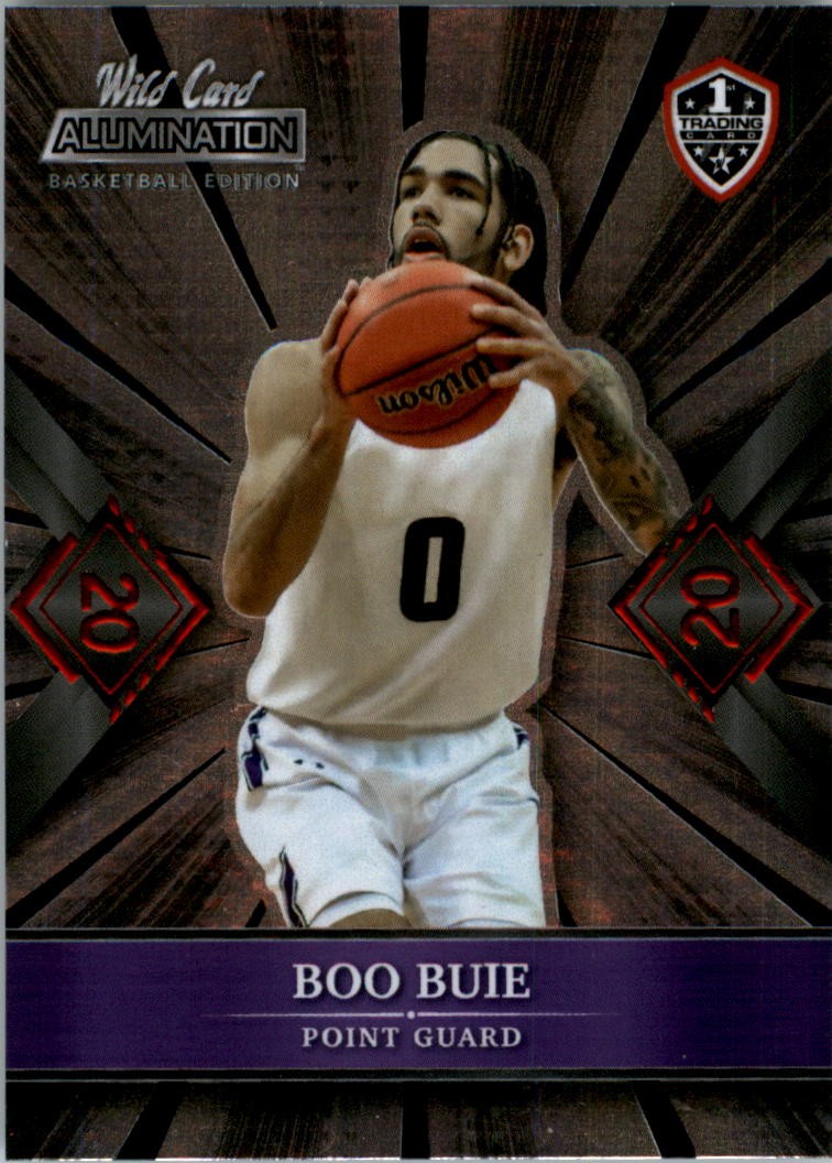2021-22 Wild Card Alumination 20 Stripe #ABC8 Boo Buie - BSK