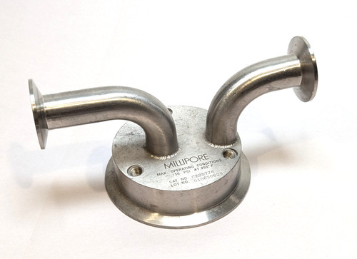 Millipore CES5776 Type 226 Filter Housing Base 1" Tube x 1.5" Clamp 150PSI