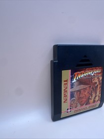 "INDIANA JONES & TEMPLE OF DOOM" Nintendo Video Game Cartridge (NES 1989) TESTED